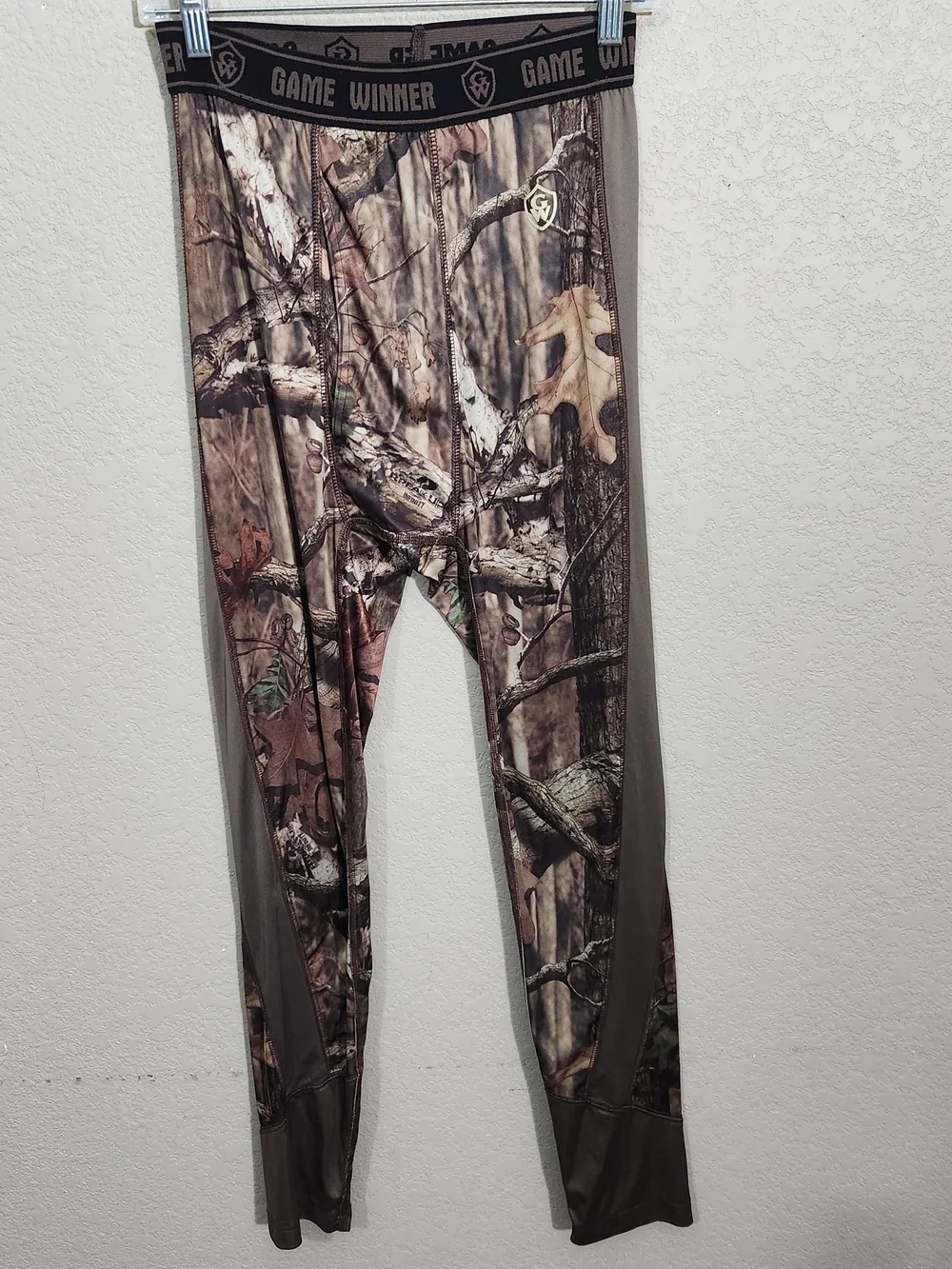 Men’s Camo Performance Leggings - Brown/Green